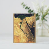 Ägyptens Nil aus dem Weltall Postkarte (Stehend Vorderseite)