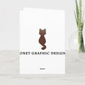 Ägypter danken Ihnen zu kardieren Dankeskarte (Rückseite)