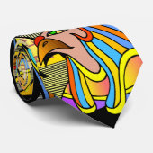 ÄGYPTER-EAGLE-MOTIV KRAWATTE (Gerollt)