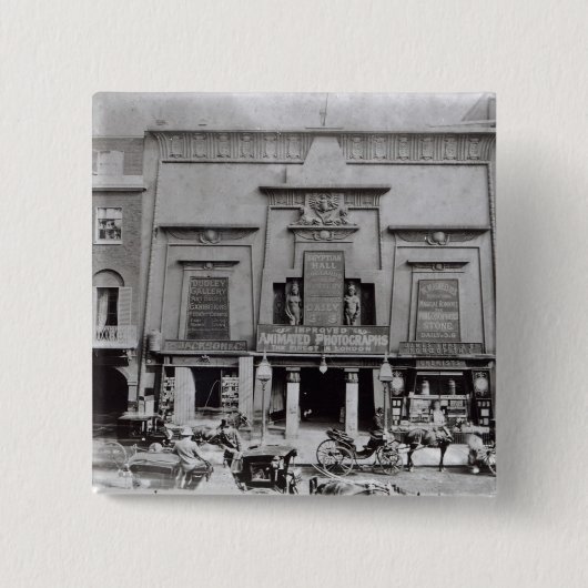Ägypter Hall, Piccadilly 1895 Button (Vorderseite)