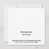 ÄGYPTER-KREUZ ANKH PUNKT-ANSATA EINLADUNG (Rückseite)