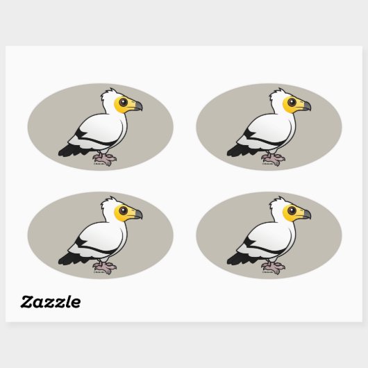 Ägypter Ovaler Aufkleber (Blatt)