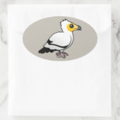 Ägypter Ovaler Aufkleber (Tasche)