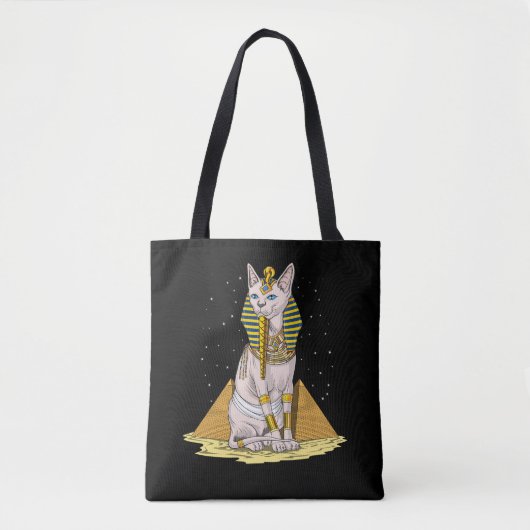 Ägypter Sphynx Katze Bastet alte Göttin Tasche (Vorderseite)