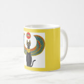 Ägypter Winged Katzen-Klassiker-Tasse Kaffeetasse (VorderseiteRechts)