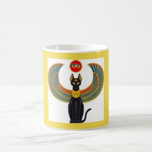 Ägypter Winged Katzen-Klassiker-Tasse Kaffeetasse (Mittel)