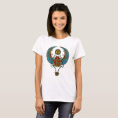 Ägypter Winged Scarabäus T-Shirt (Vorne ganz)