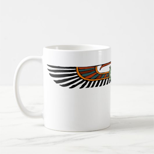 Ägypter Winged Scheibe Kaffeetasse (Links)