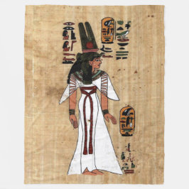 ÄGYPTIAN PAPRYUS FLEECEDECKE