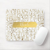 Ägyptisch-ägyptischer Glam Moderner Chic Mousepad (Mit Mouse)