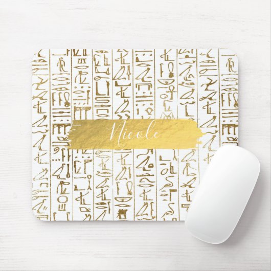 Ägyptisch-ägyptischer Glam Moderner Chic Mousepad (Mit Mouse)