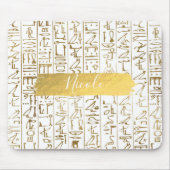 Ägyptisch-ägyptischer Glam Moderner Chic Mousepad (Vorne)