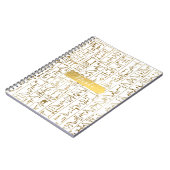 Ägyptisch-ägyptischer Glam Moderner Chic Notizblock (Linke Seite)