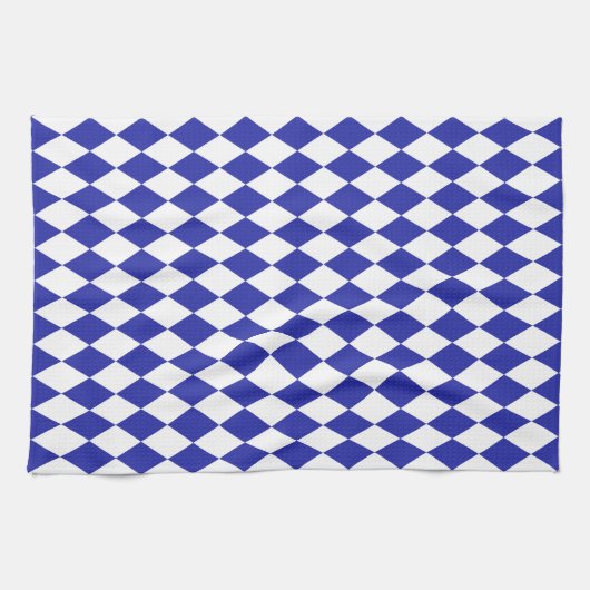 Ägyptisch Blue Harlequin Geschirrtuch (Horizontal)