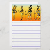 ägyptisch briefpapier (Vorne/Hinten)