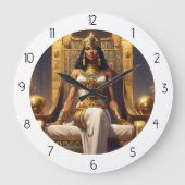ÄGYPTISCH GROßE WANDUHR (Vorderseite)