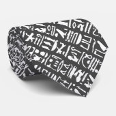 Ägyptisch Hieroglyph Neck Tie Krawatte (Gerollt)