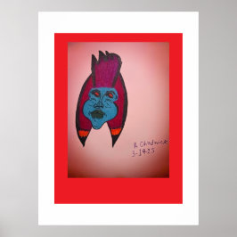 Ägyptisch inspirierte Horror-Mumie Poster