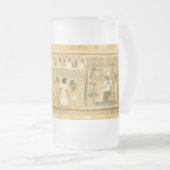 ägyptisch mattglas bierglas (VorderseiteRechts)