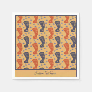 Ägyptisch Nefertiti Antikes Ägypten Exotik Serviette