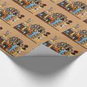 Ägyptische Abgabe Geschenkpapier (Ecke)