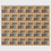 Ägyptische Abgabe Geschenkpapier (Flach)