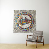 Ägyptische Anubis - Mosaikkunst Wandteppich (Beispiel (Horizontal))