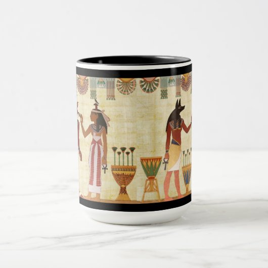 Ägyptische Anubis Pharao Cleopatra Tasse (Zentrum)