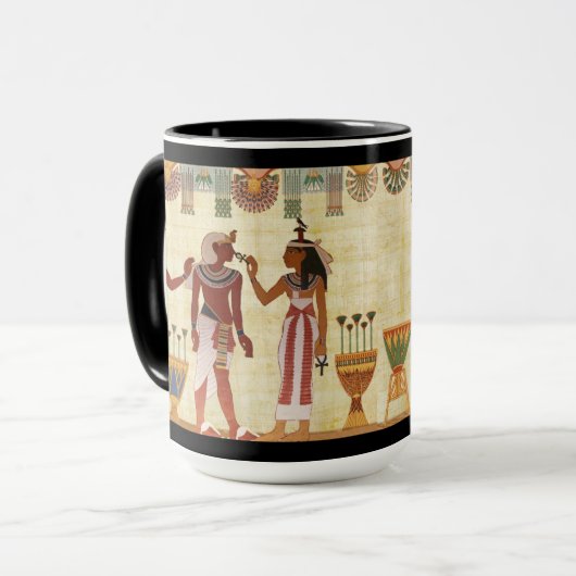 Ägyptische Anubis Pharao Cleopatra Tasse (Vorderseite Links)