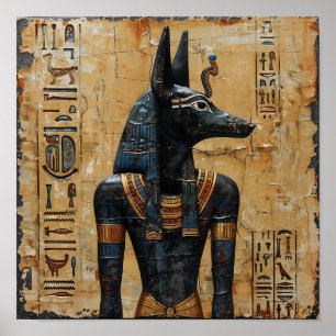 Ägyptische Anubis Poster