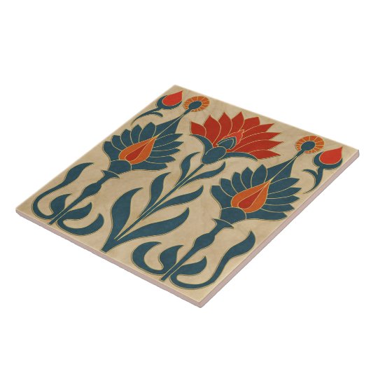 Ägyptische Art-Deco-Grenze Fliese (Seite)