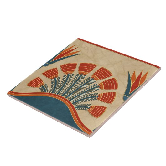 Ägyptische Art-Deco-Grenze Fliese (Seite)