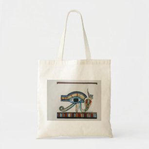 Ägyptische Augen der Horuskunst Print Tragetasche