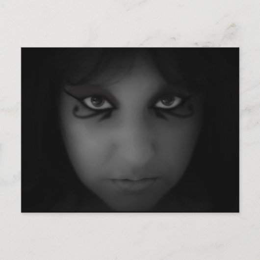 Ägyptische Augen Postkarte (Vorderseite)