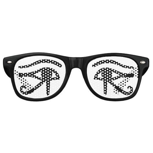 Ägyptische Augen Sonnenbrille (Vorderseite)