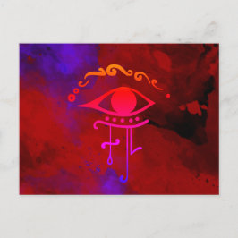 Ägyptische Augkarte Postkarte