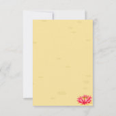 Ägyptische Babydusche Einladung ägyptische Prinzes (Rückseite)