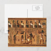 Ägyptische Bücher der Toten. Postkarte (Vorne/Hinten)