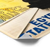 Ägyptische Eisenbahn Ägypten nennt Sie Vintag Poster (Ecke)