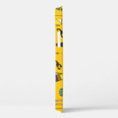 Ägyptische Elemente, Anubis, Pyramidenmuster. Case-Mate iPhone Hülle (Rückseite / Rechts)