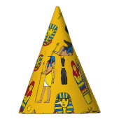 Ägyptische Elemente, Anubis, Pyramidenmuster. Partyhütchen (Rechts)