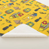 Ägyptische Elemente, Anubis, Pyramidenmuster. Sherpadecke (3/4)