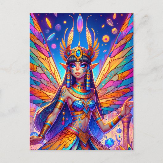 Ägyptische Fairy Postkarte (Vorderseite)