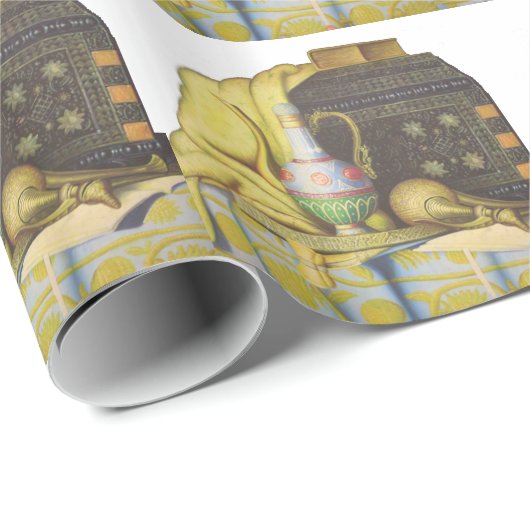 Ägyptische Fakten: Geheimnisse der Pharaonen Geschenkpapier (Rolleneckpunkt)