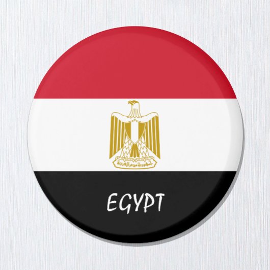 Ägyptische Flagge & Afrika - Reise-/Sportfans Magnet