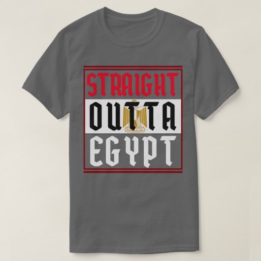 Ägyptische Flagge Ägypten überreicht Ägypten T-Shirt (Design vorne)