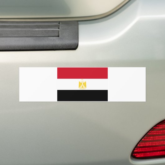 Ägyptische Flagge Autoaufkleber (Auf Auto)