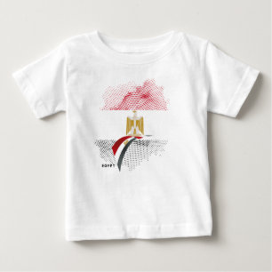 Ägyptische Flagge Baby T-shirt