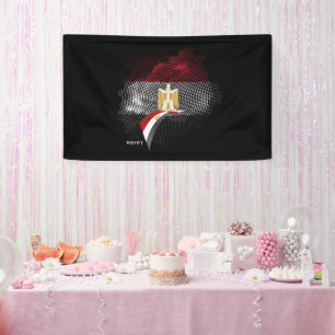 Ägyptische Flagge Banner