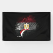 Ägyptische Flagge Banner (Horizontal)